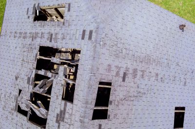 Repair Work on Damaged Roof